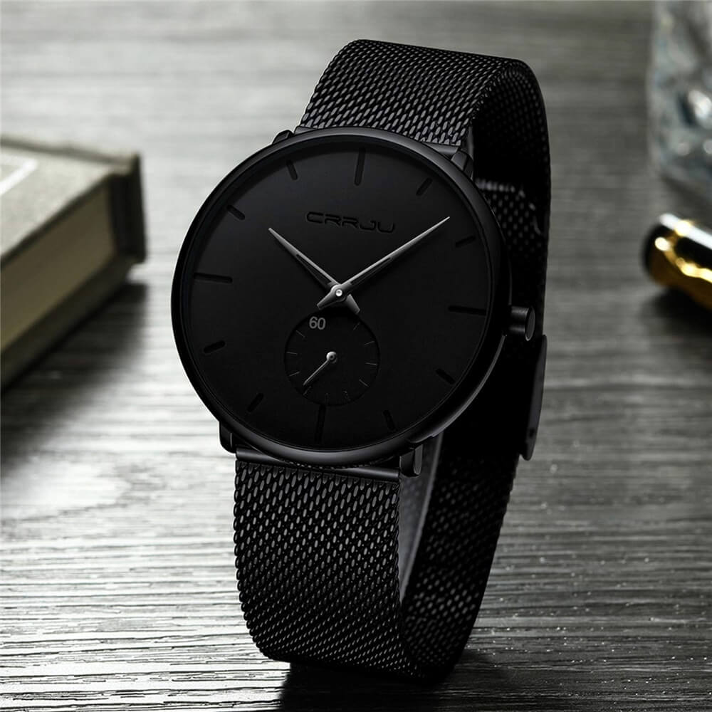 Orologio di lusso al quarzo - Nero Nero - all Horloges new_for_google_may Stationery - Concept Palermo