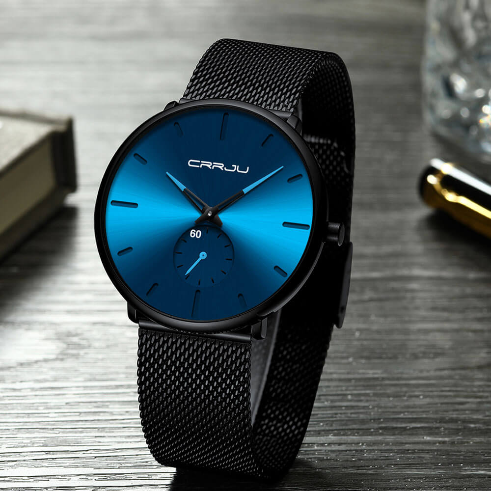 Orologio di lusso al quarzo - Nero Blu Blu - all Horloges new_for_google_may Stationery - Concept Palermo