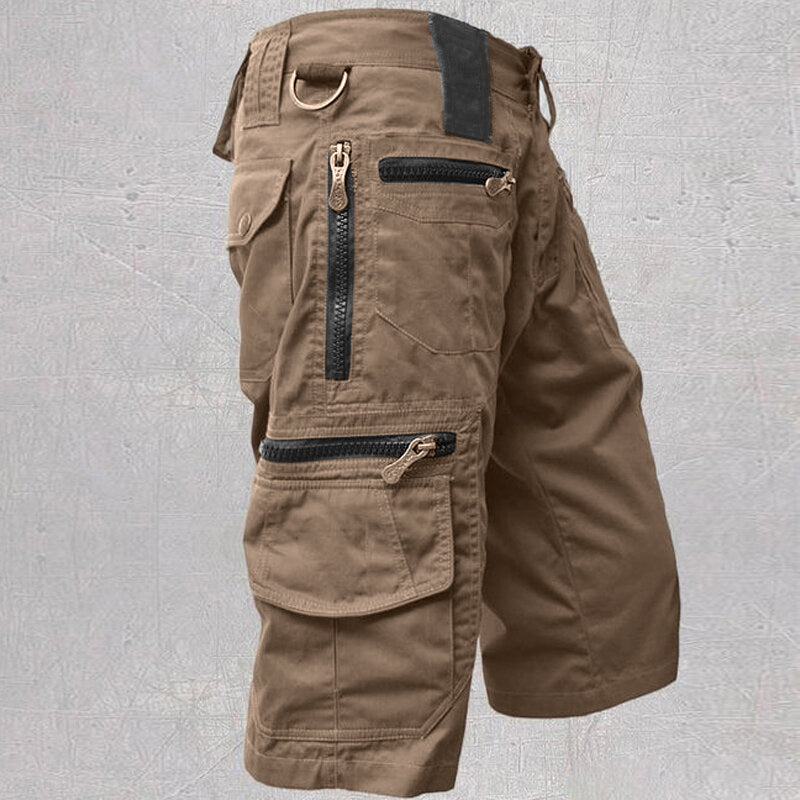 Antoine | Cargo corto e versatile - Marrone - pants - Concept Palermo
