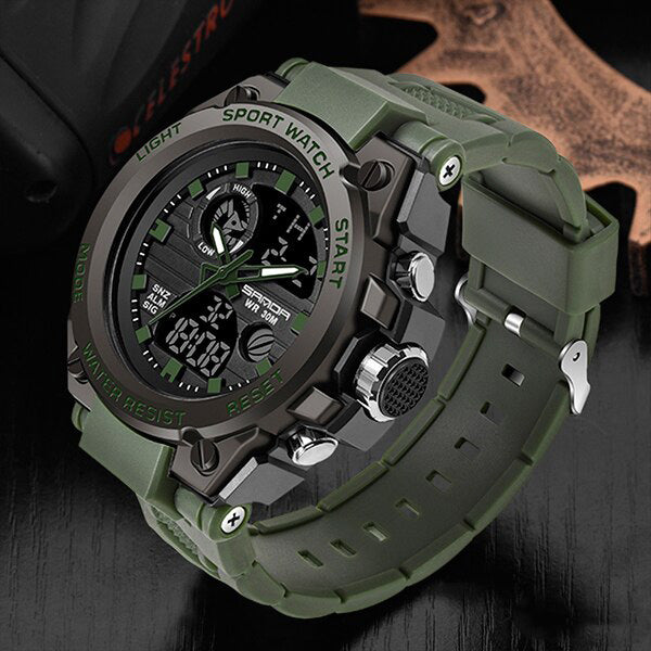 TitanGuard | Orologio militare multifunzionale da uomo - Verde militare - watches - Concept Palermo