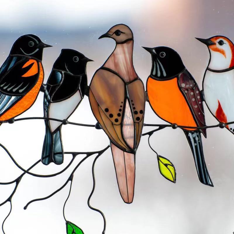 Uccello in vetro colorato Acchiappasole - - decoratie Decoration new_for_google thuis - Concept Palermo