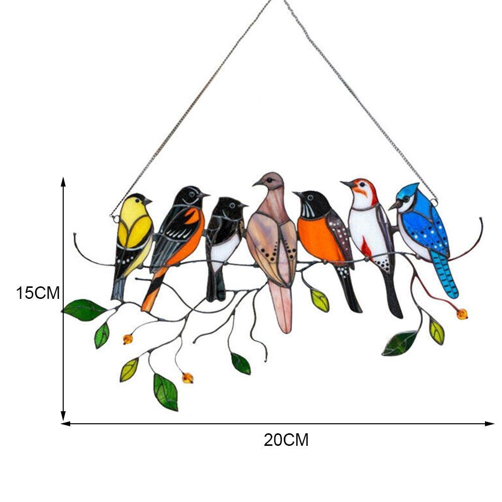 Uccello in vetro colorato Acchiappasole - - decoratie Decoration new_for_google thuis - Concept Palermo
