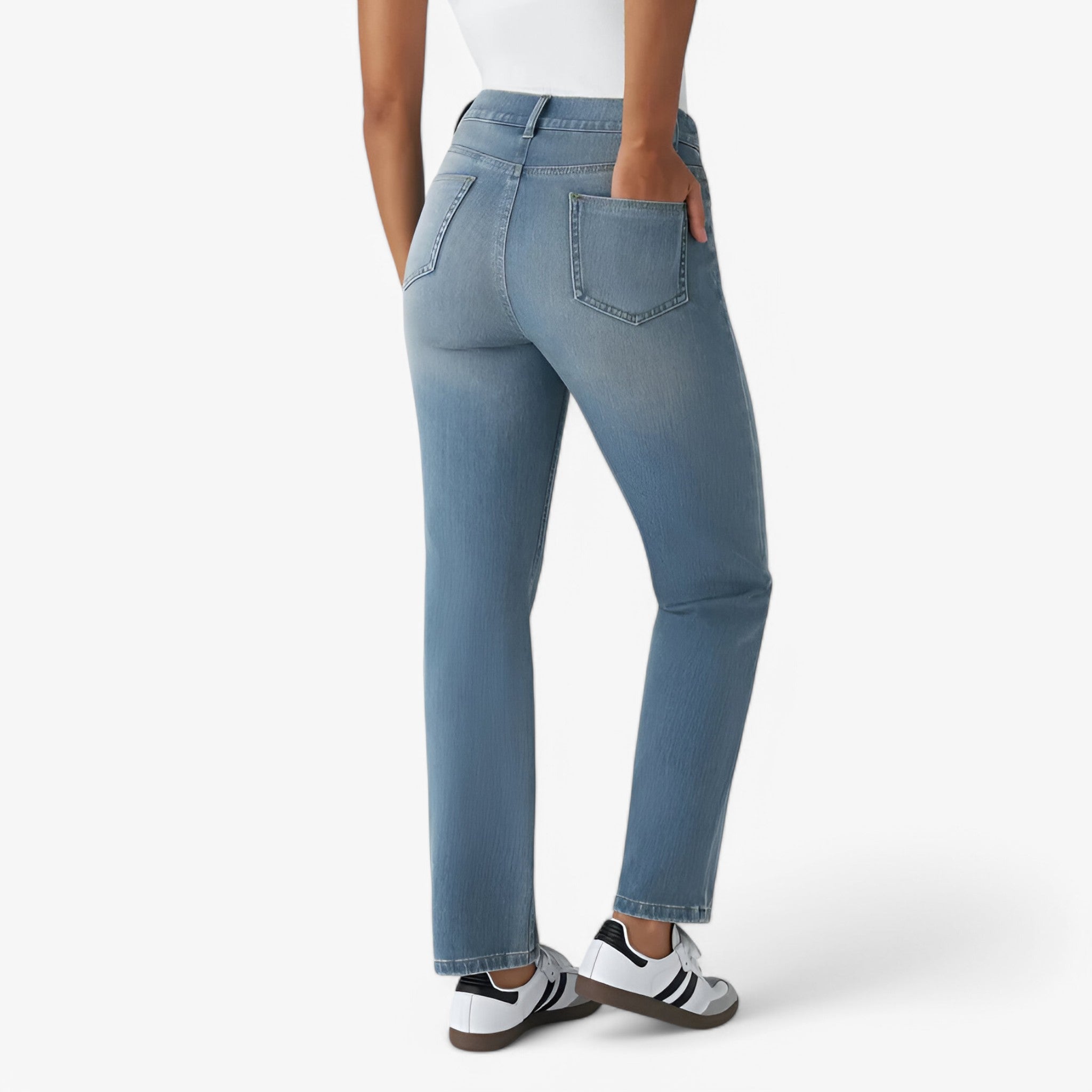 Nina | Pantaloni a vita alta - Elasticizzati e Confortevoli - - - Concept Palermo