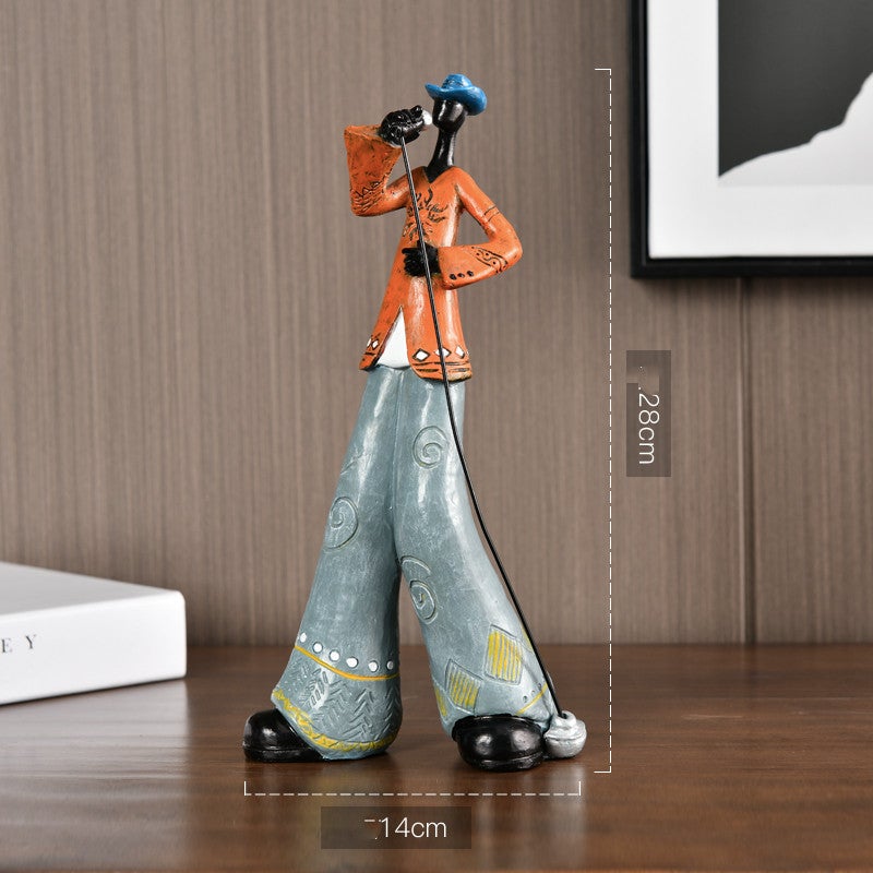 I musicisti di Handmade Music Sides hanno messo insieme la loro band - Cantante solista - Decor figurines home decor - Concept Palermo