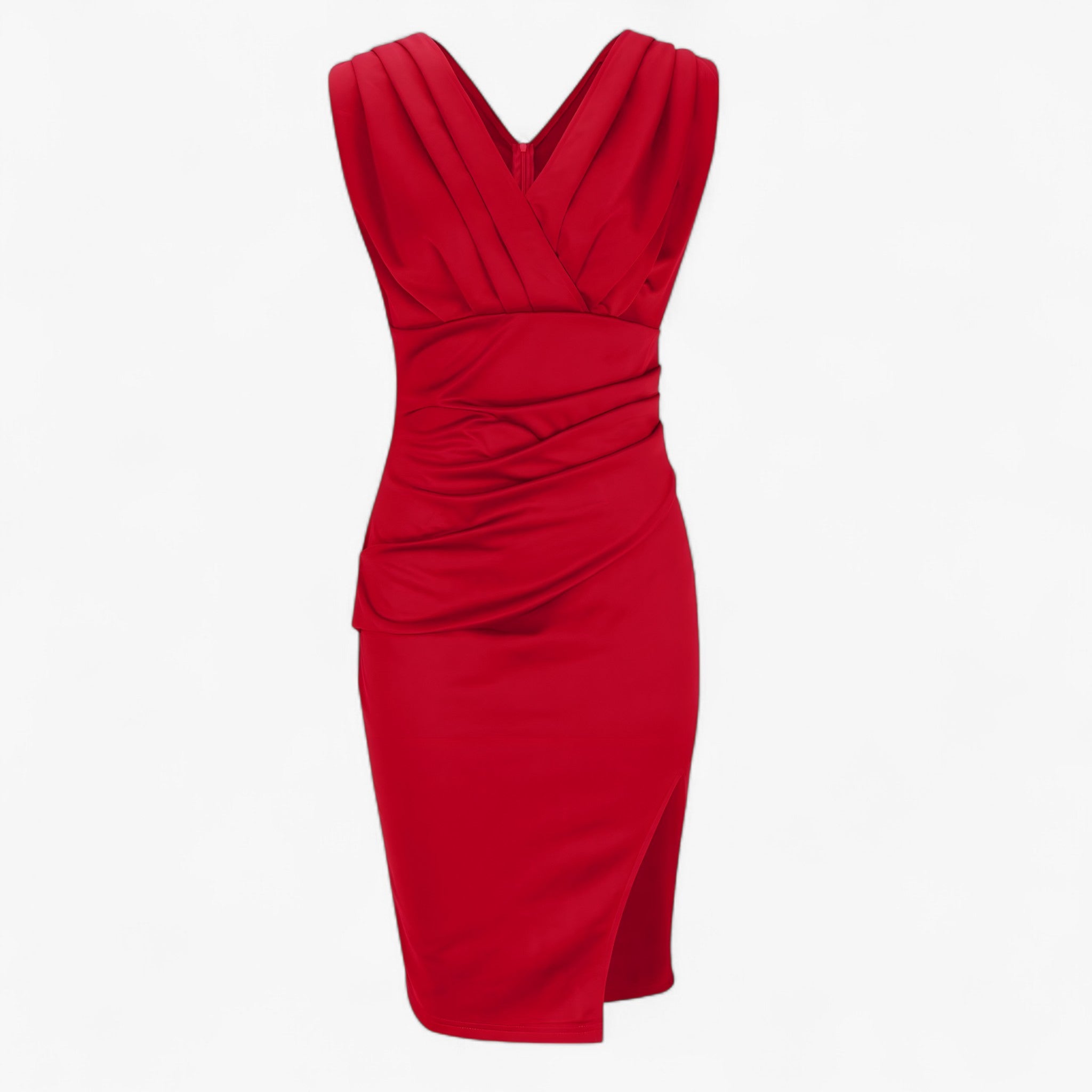 Elena | Abito Aderente con Spacco – Eleganza che Slancia la Silhouette - - abito con spacco frontale abito elegante donna abito per cerimonia elegante vestito lungo da sera - Concept Palermo