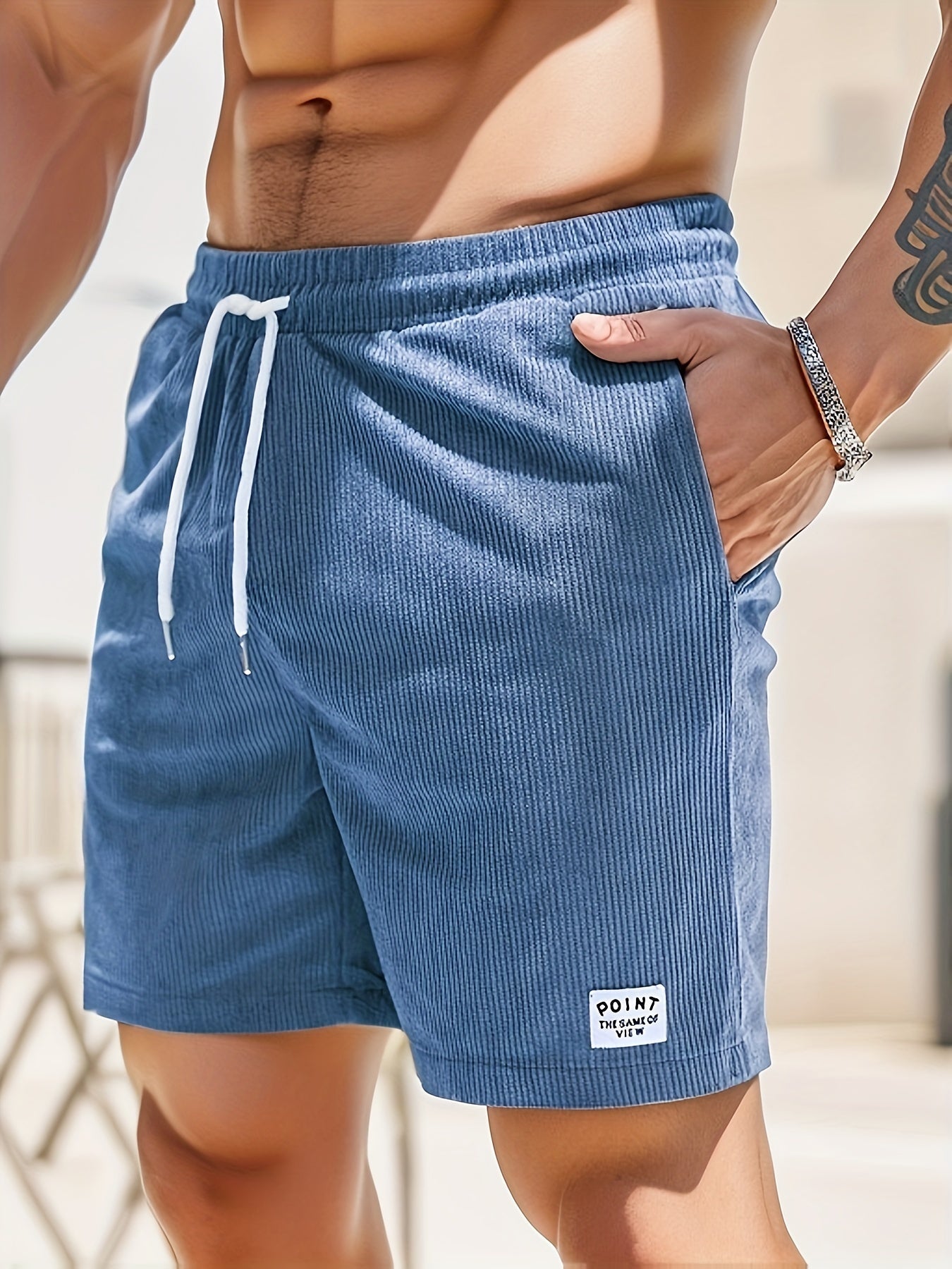 Marquis | Pantaloncini comodi - Ideali per giornate rilassate e attività dinamiche - Blu - short shorts for men - Concept Palermo