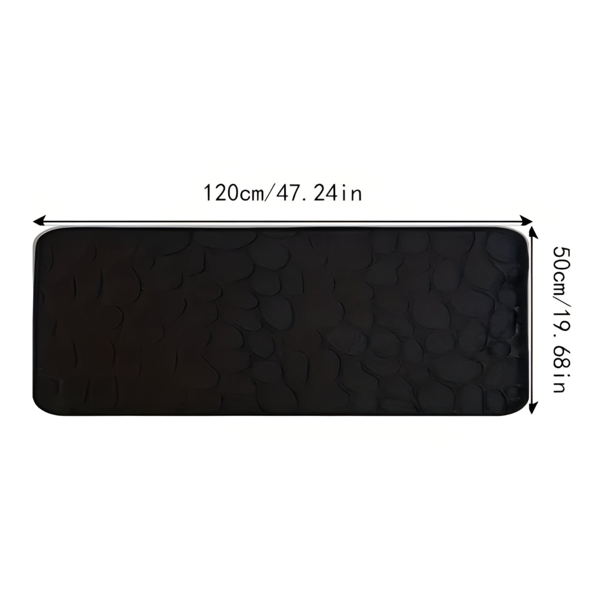 Sophie | Tappetino da bagno grande a strisce lunghe - lavabile in lavatrice - - bath mats mats - Concept Palermo