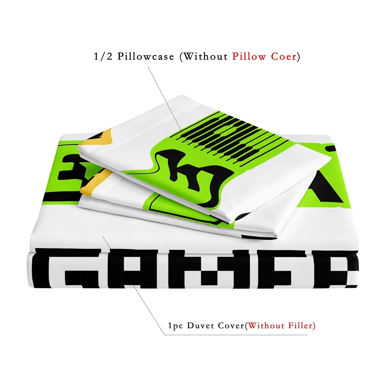 CoolCovers - Set copripiumino per bambini Gamer | Adolescente | Cameretta - - bed sheets Bedding bedsheets - Concept Palermo
