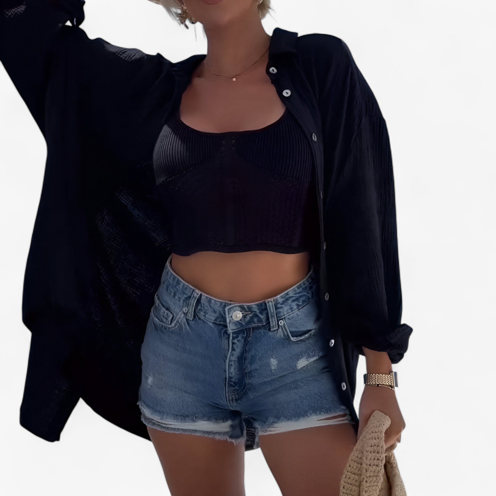 Freja | Copricostume con paillettes – Chic e fresco - - - Concept Palermo