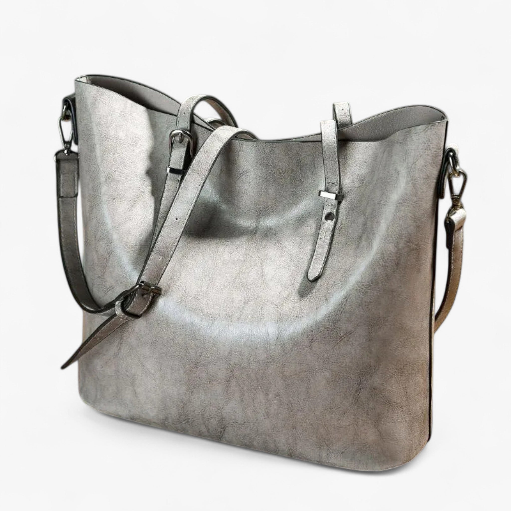 Borsa a tracolla Camel - Grigio chiaro - handbags Handbags Women Women's handbags - Concept Palermo