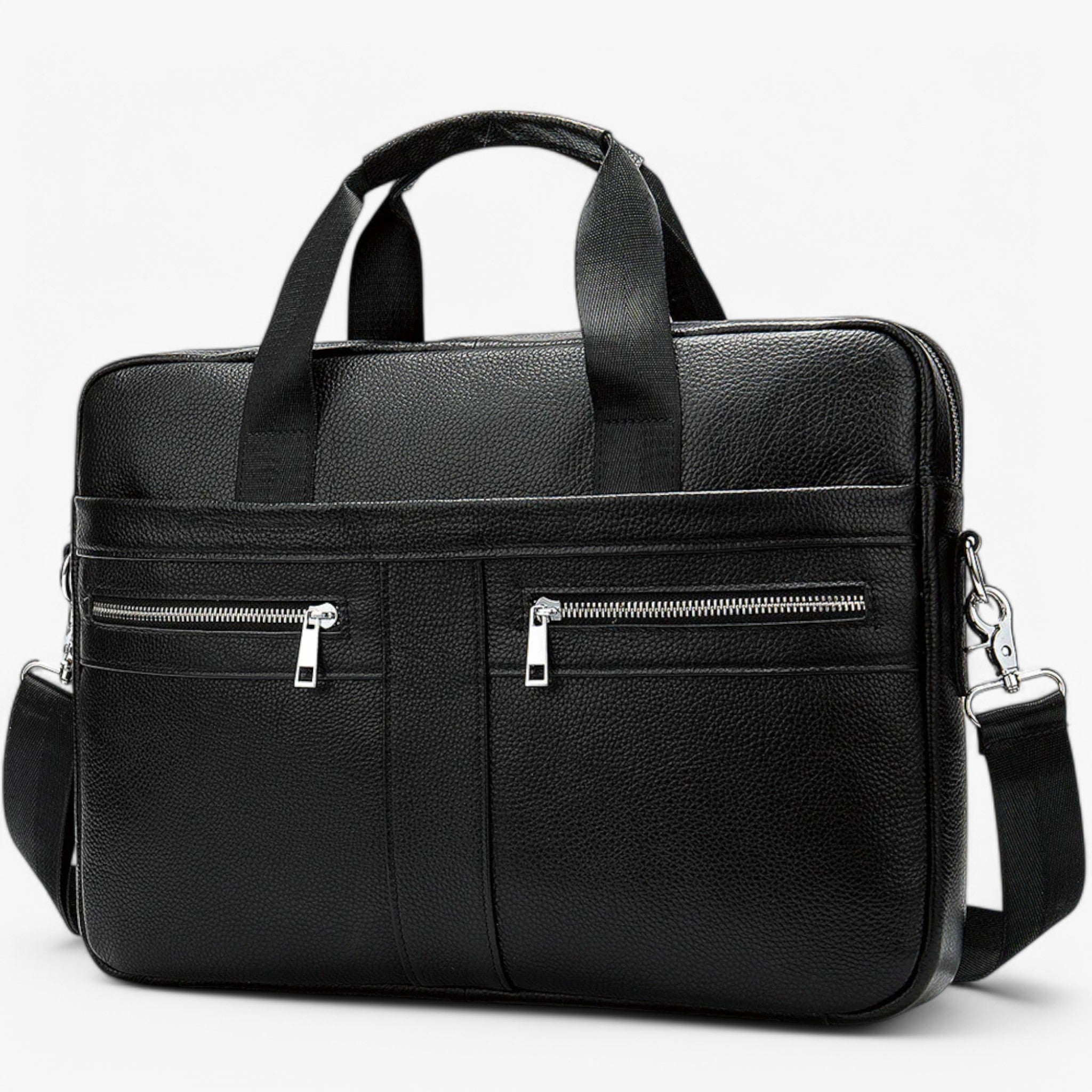 Weston Martin | Borsa in Vera Pelle - Nero - Men's Fashion - Concept Palermo