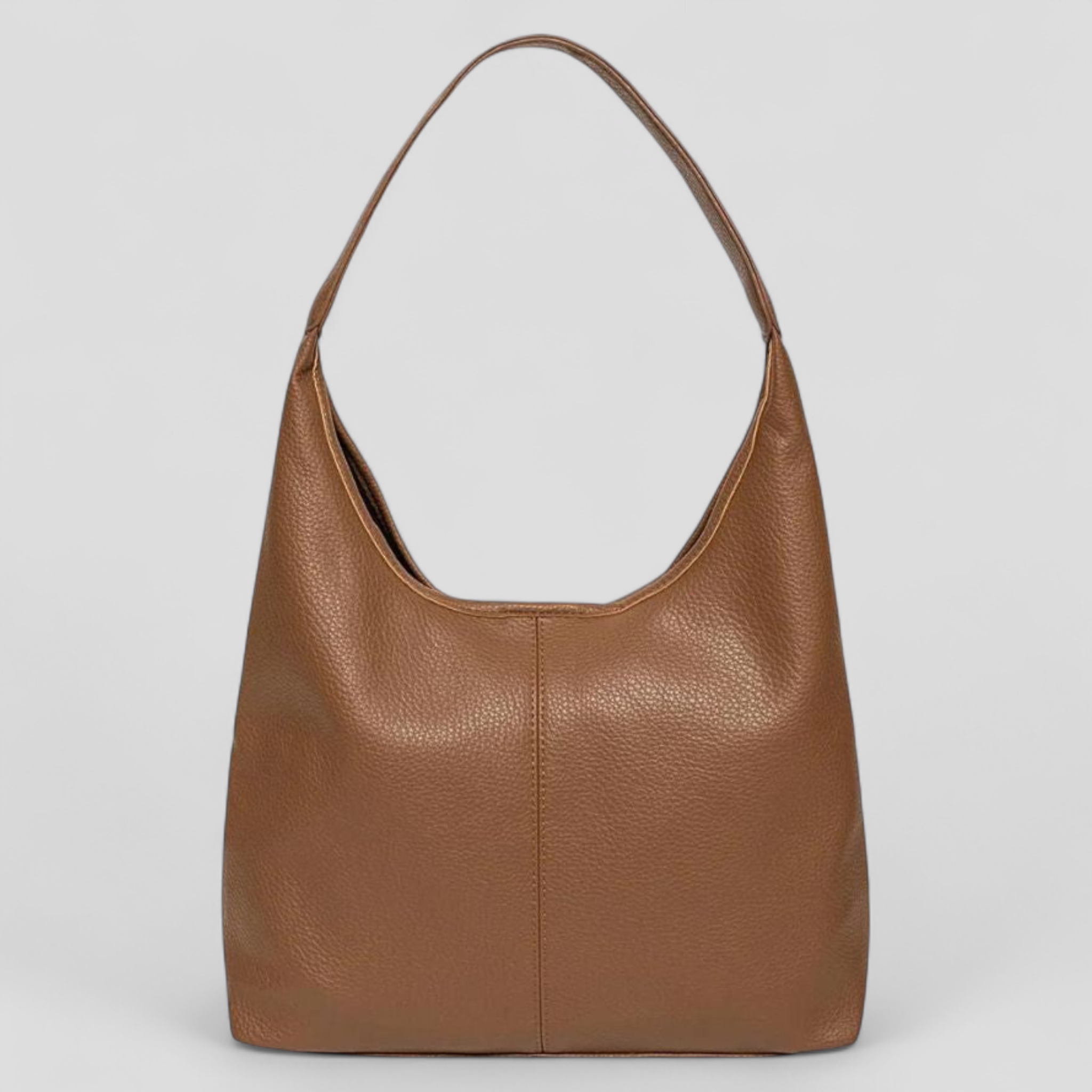 Borsa a spalla Eco-Friendly in Pelle Vegan Elegante Alina - Khaki - Leather Bag - Concept Palermo