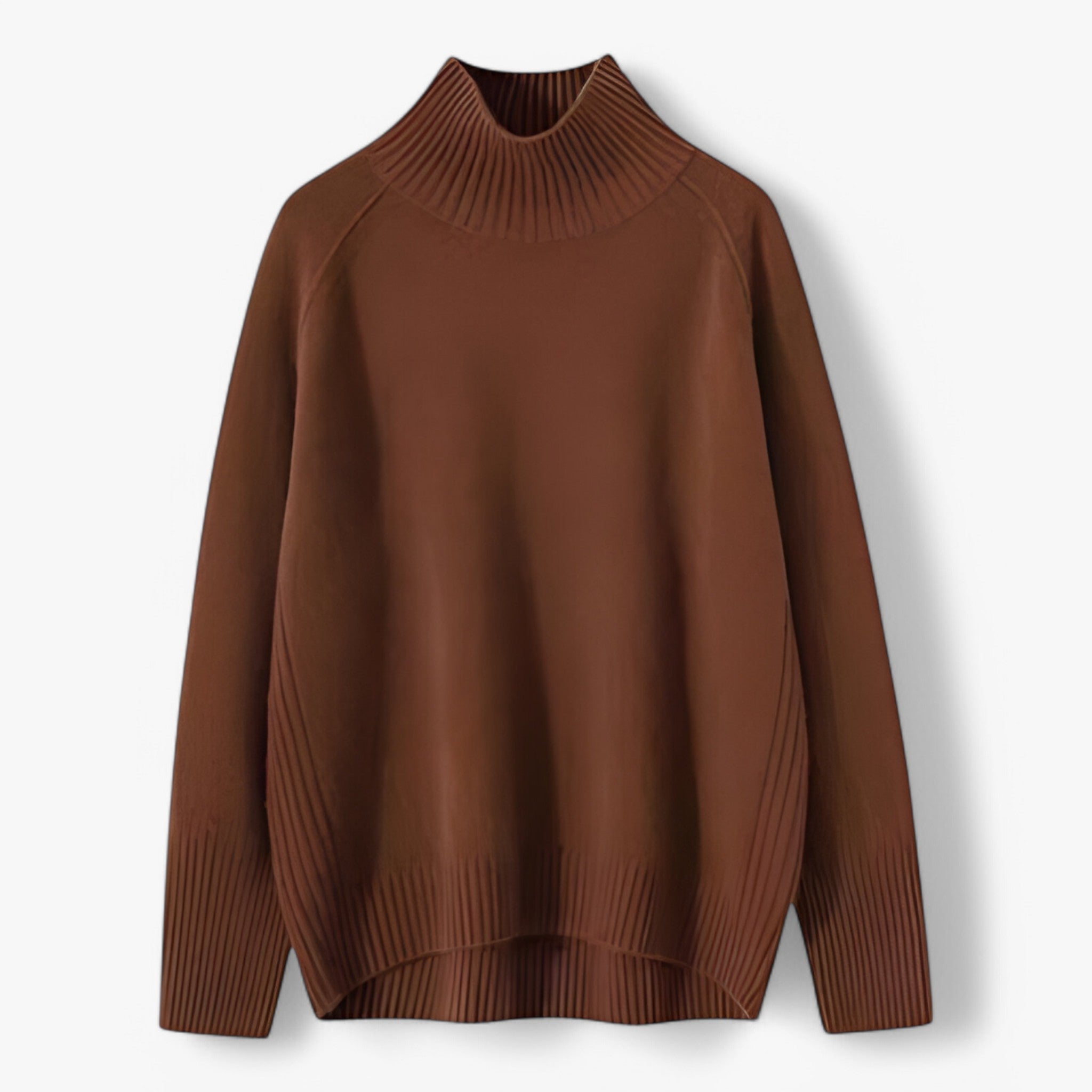 Khloe | Maglione in Lana Spessa - Marrone - - Concept Palermo