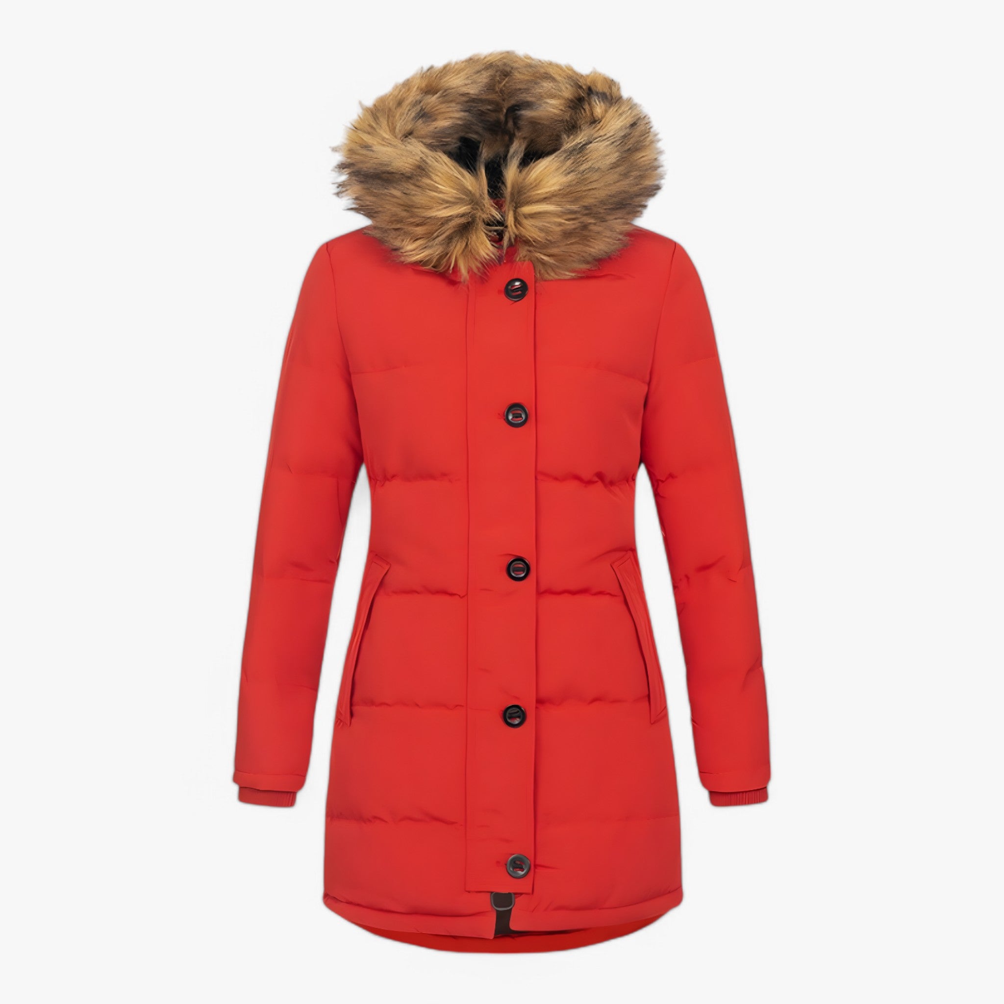 Janna | Giacca Invernale Lussuosa - ROSSO - - Concept Palermo