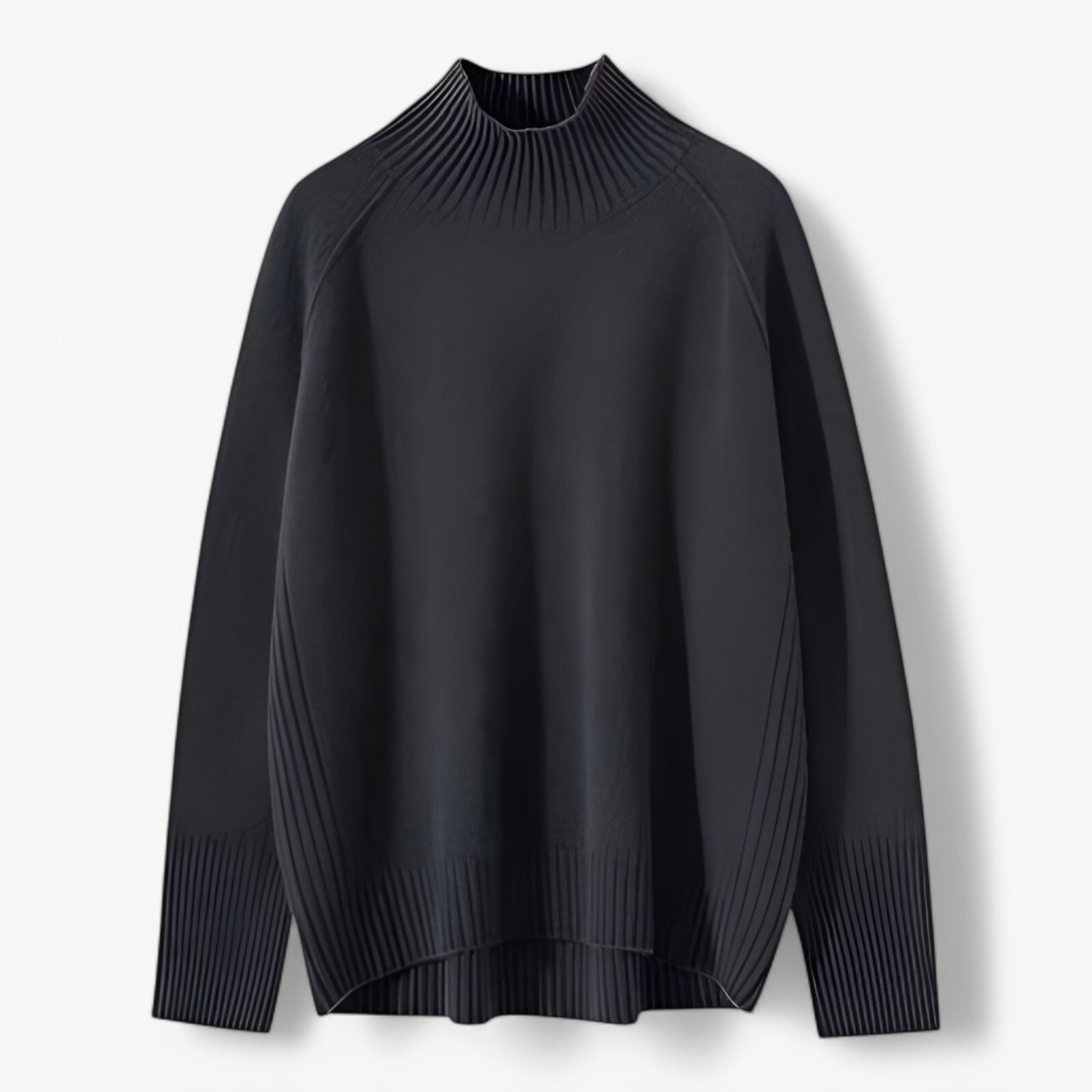 Khloe | Maglione in Lana Spessa - Nero - - Concept Palermo