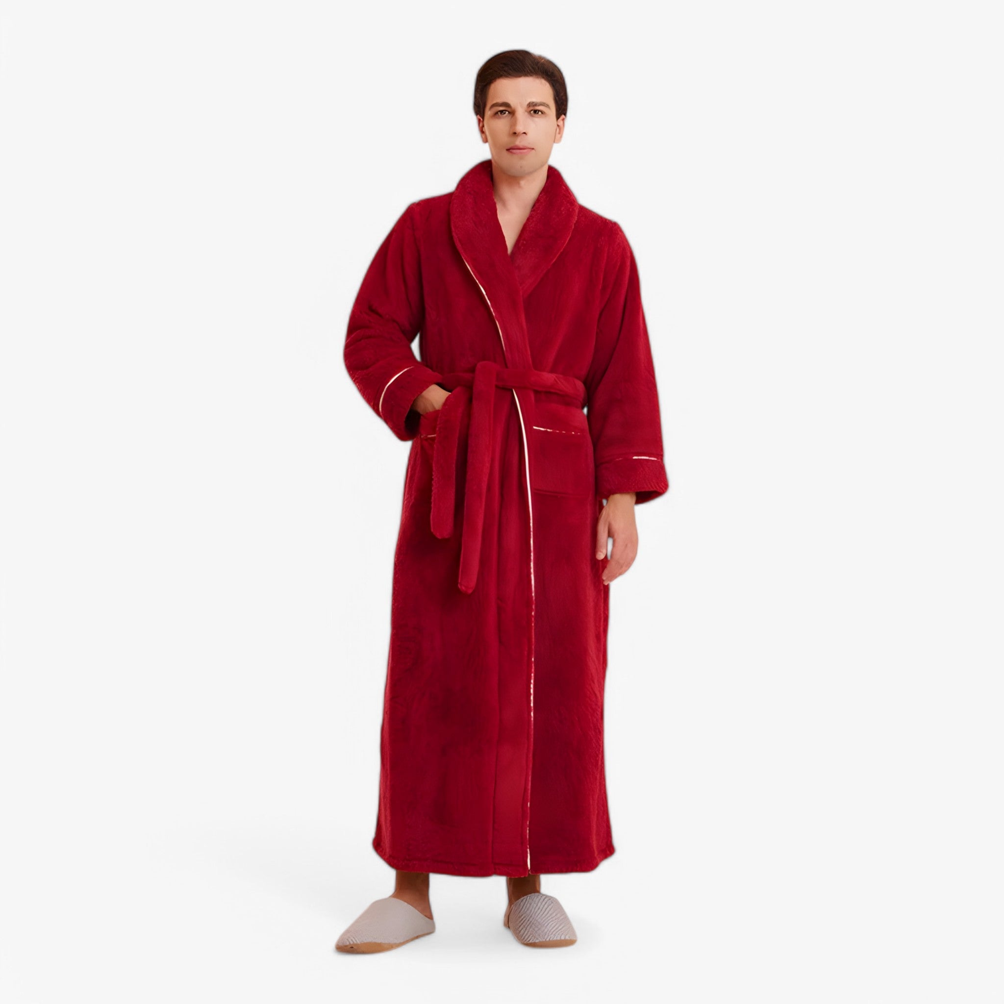 Jessy | Accappatoio - Uomo carminio - Home Decor - Concept Palermo