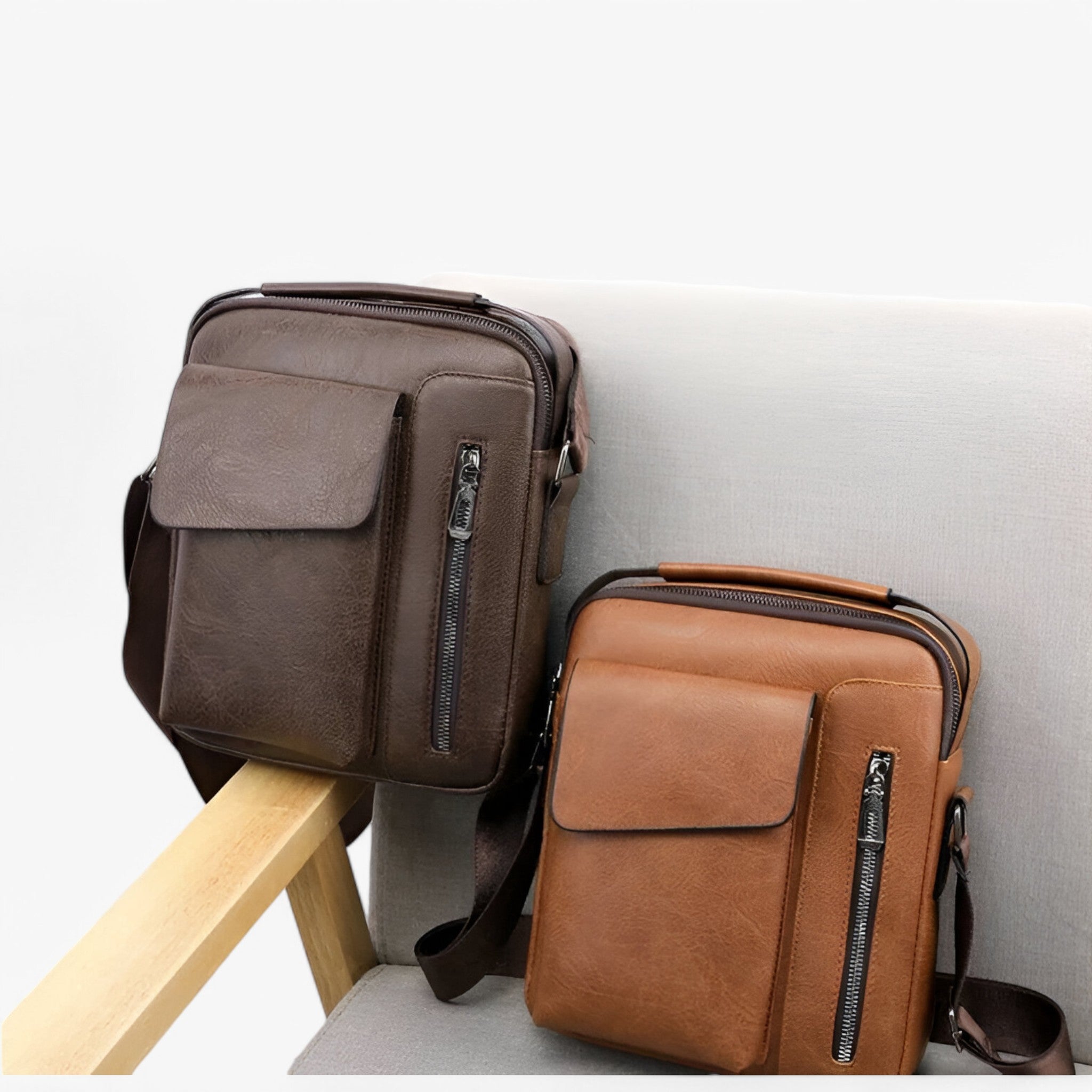 Prestige™ – Borsa a Spalla in Pelle Luxe per Stile e Funzionalità - - business casual Elegant new - Concept Palermo