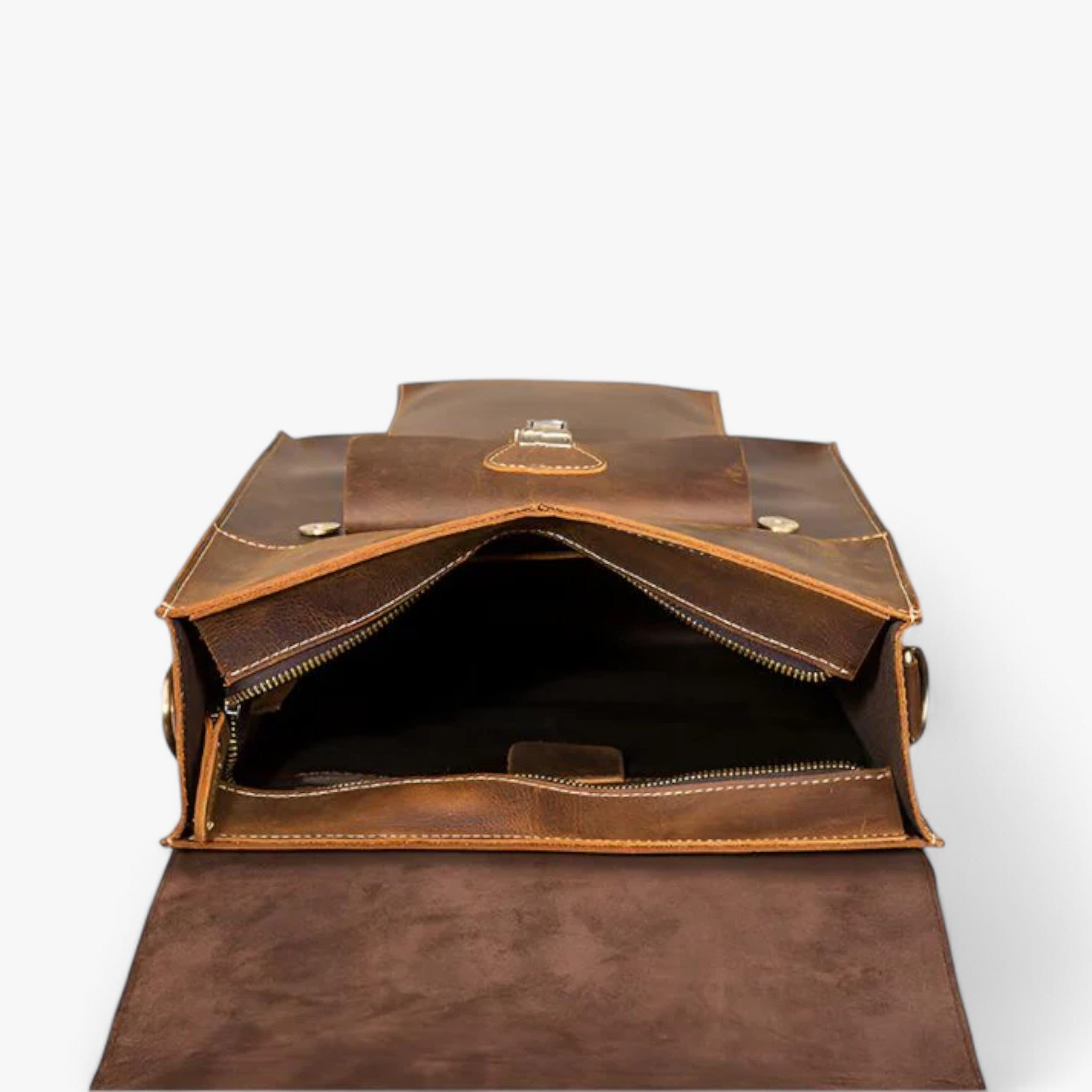 Vittorio | Zaino e valigetta in pelle di lusso - - - Concept Palermo