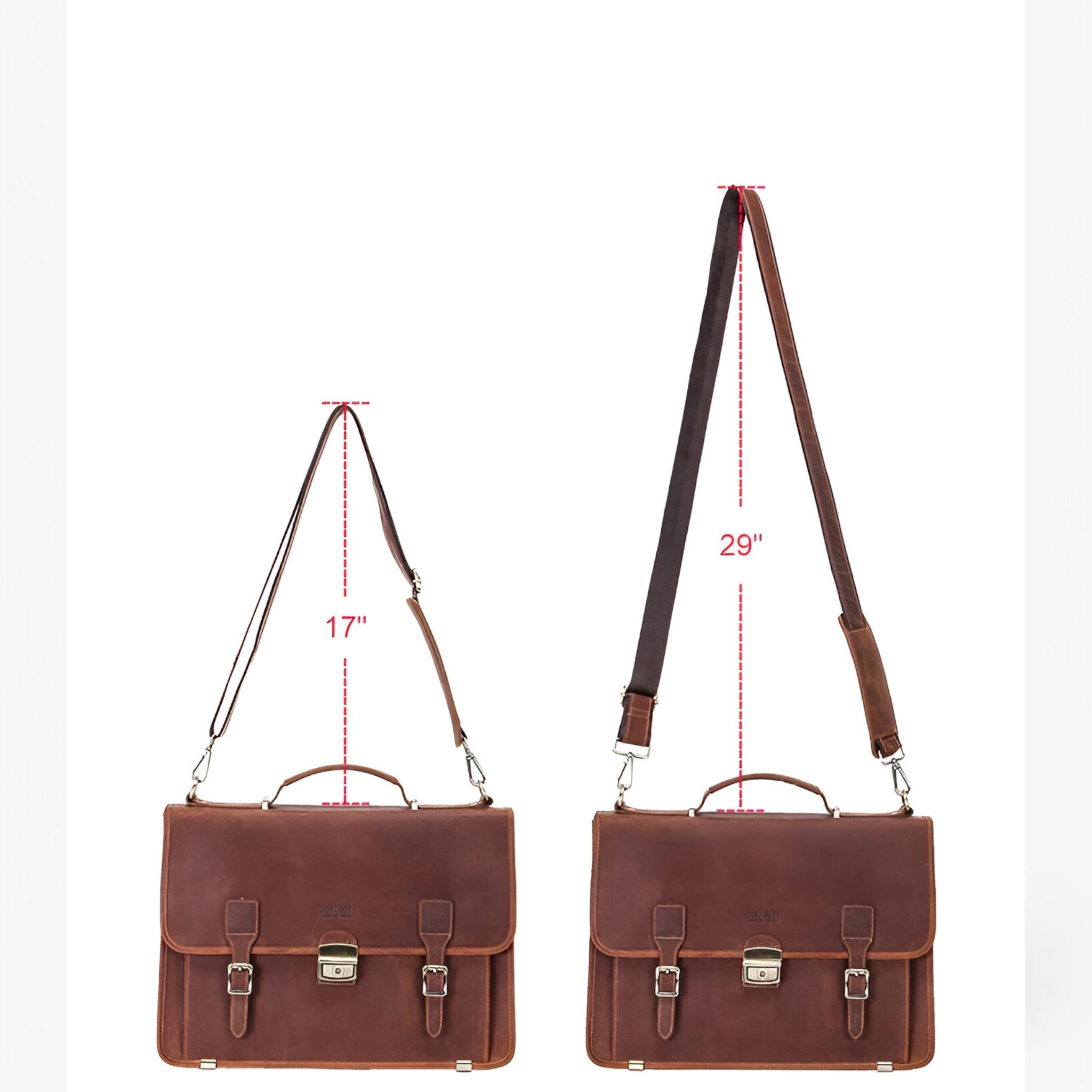 Alessio | Borsa per Laptop di Lusso in Pelle - - - Concept Palermo