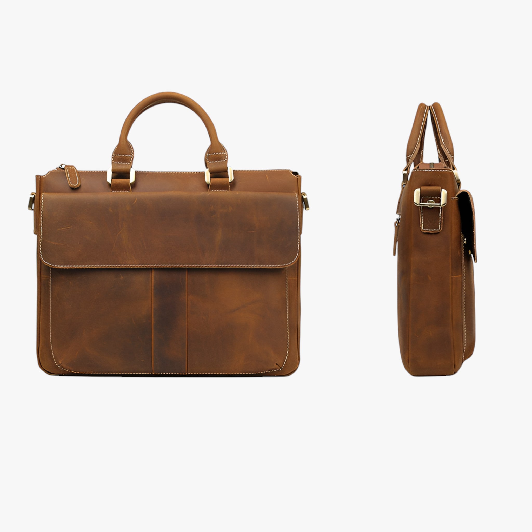Arthur | Borsa per Laptop in Pelle con Tracolla - - - Concept Palermo