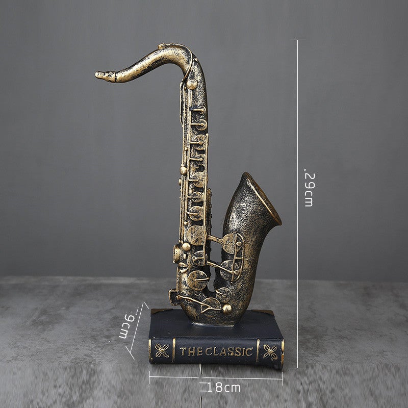 I musicisti di Handmade Music Sides hanno messo insieme la loro band - Sassofono - Decor figurines home decor - Concept Palermo