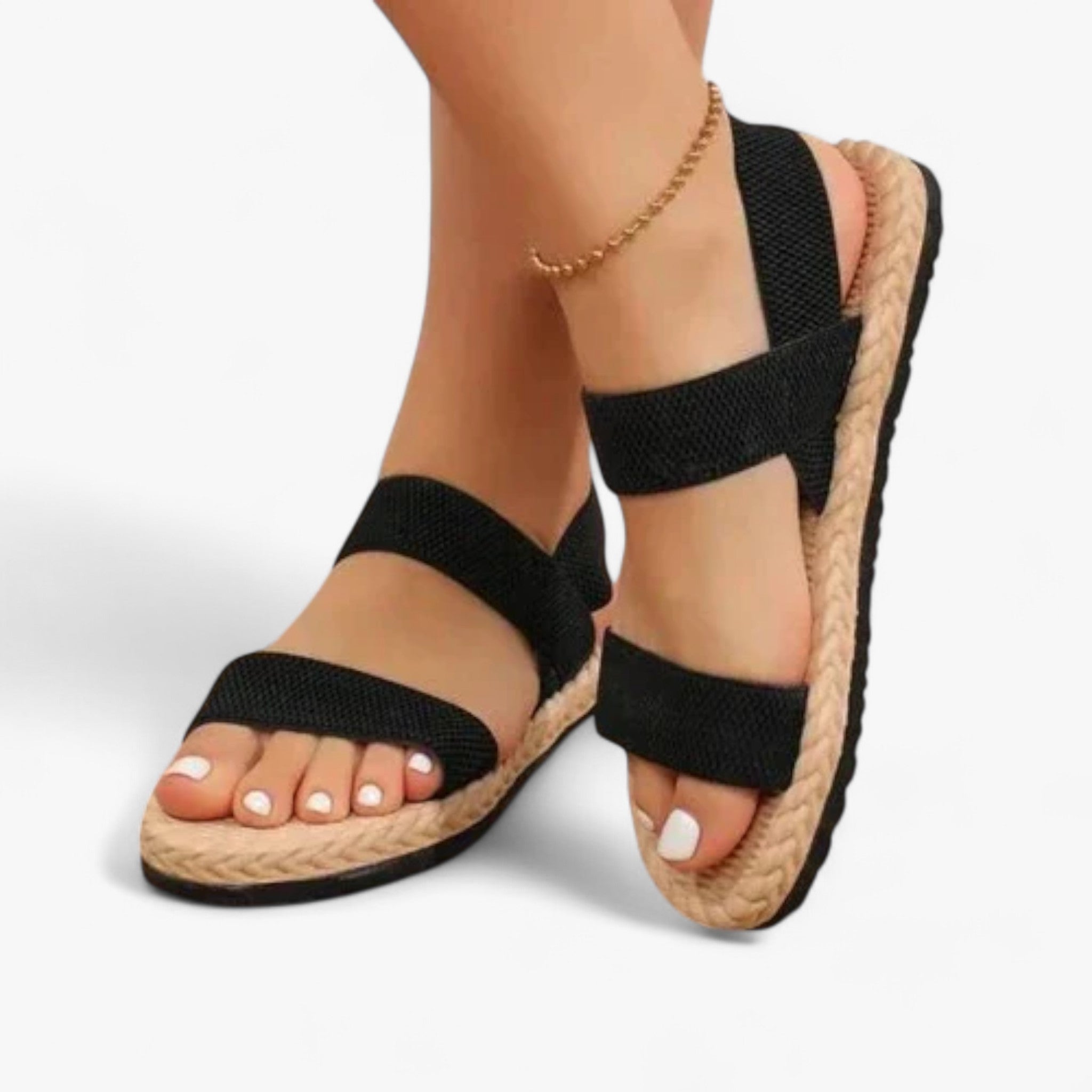 Mila - Sandali ortopedici - Sandali da donna - Nero - sandals women sandals - Concept Palermo