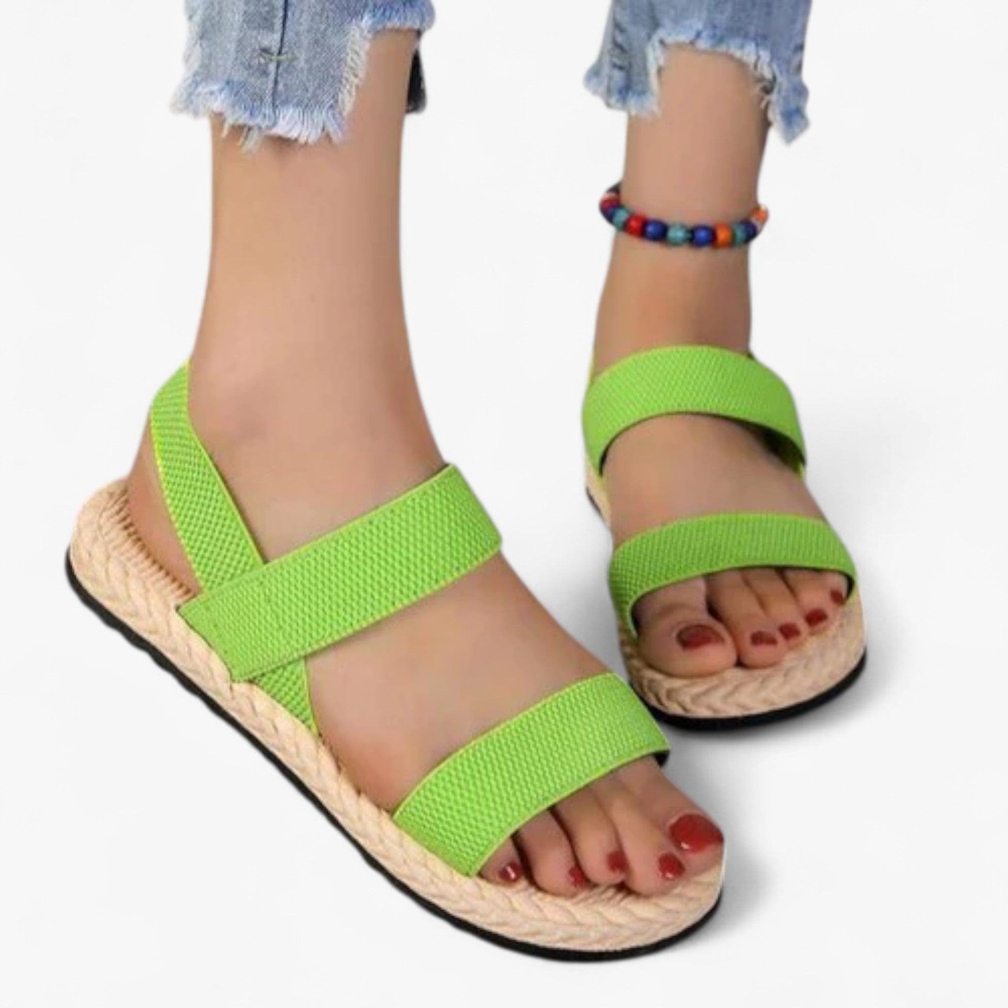 Mila - Sandali ortopedici - Sandali da donna - Verde chiaro - sandals women sandals - Concept Palermo