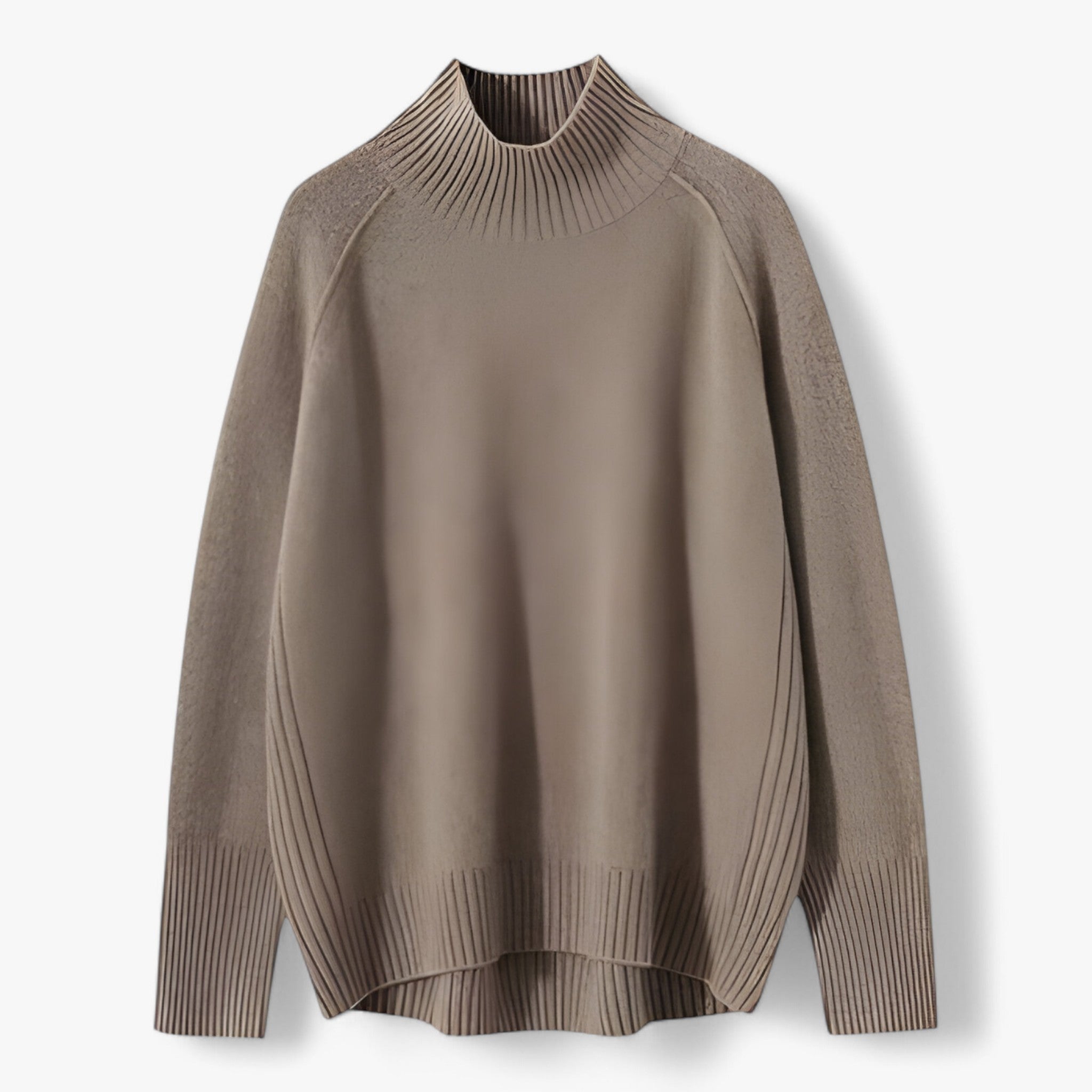Khloe | Maglione in Lana Spessa - Cammello - - Concept Palermo