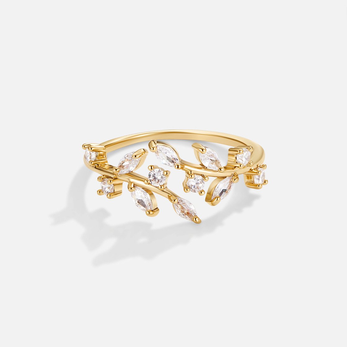 Anello con cristalli 18 carati - - HYPOALLERGENIC Ring ring for women - Concept Palermo