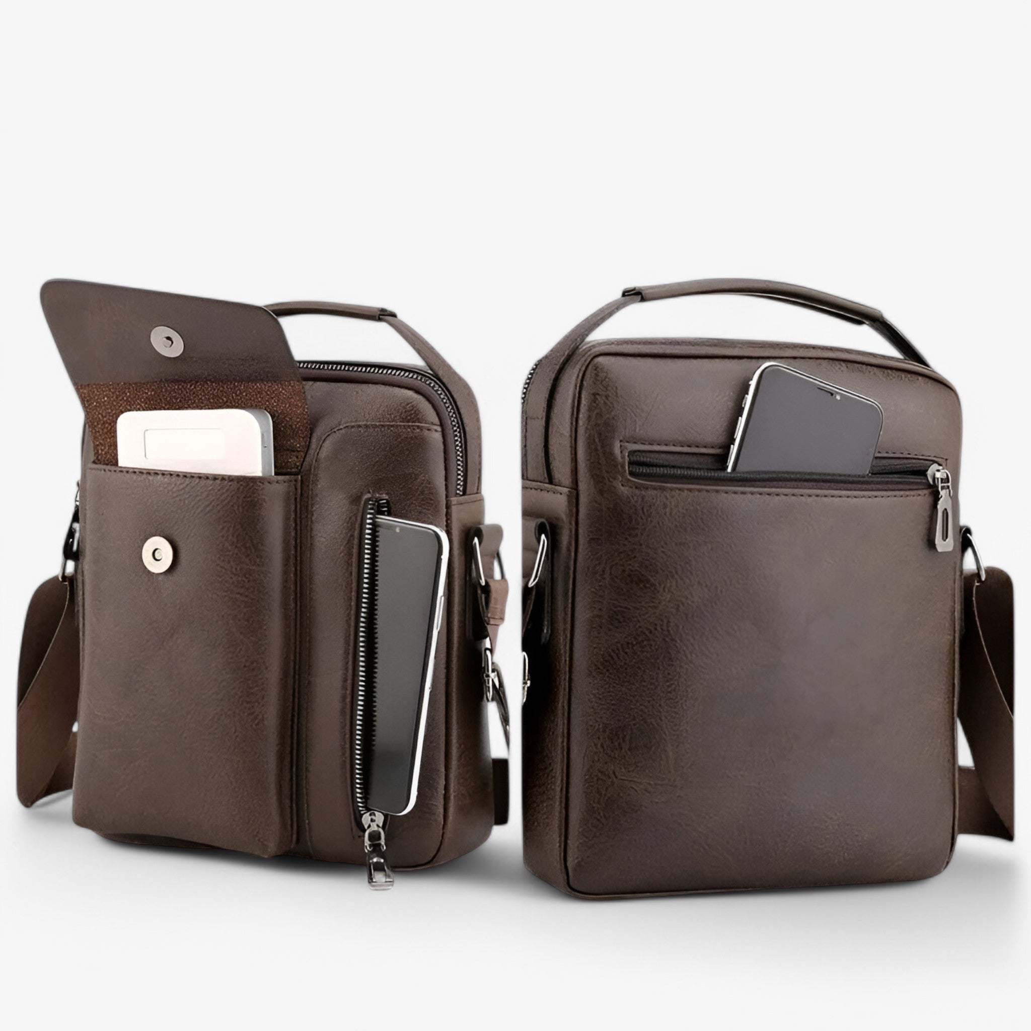 Prestige™ – Borsa a Spalla in Pelle Luxe per Stile e Funzionalità - - business casual Elegant new - Concept Palermo