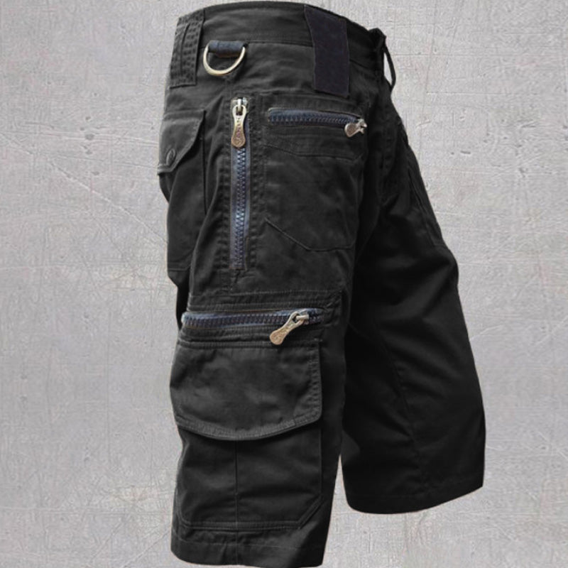 Antoine | Cargo corto e versatile - Nero - pants - Concept Palermo