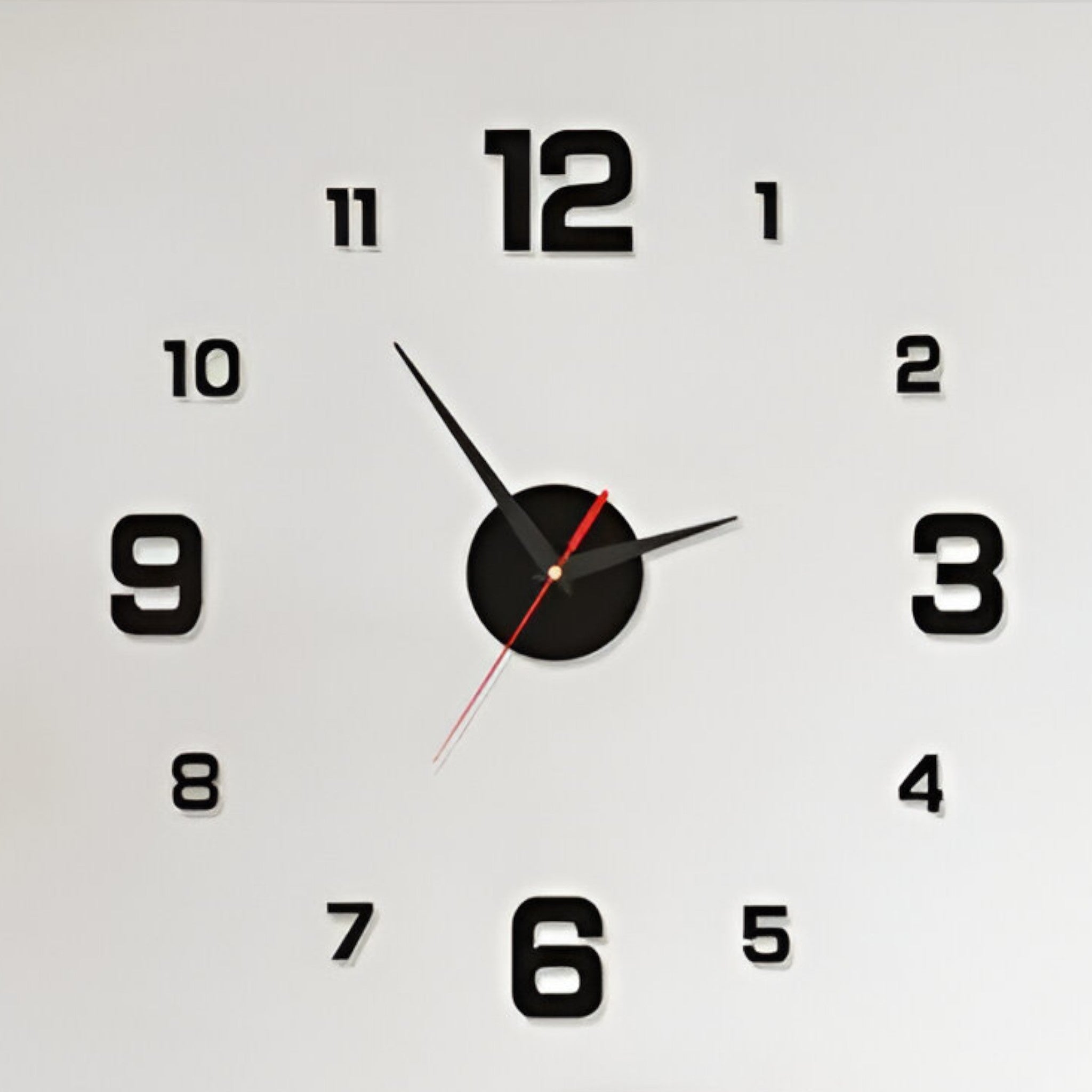 Eugen | Orologio da parete per soggiorno - Nero - P358 wall clock - Concept Palermo