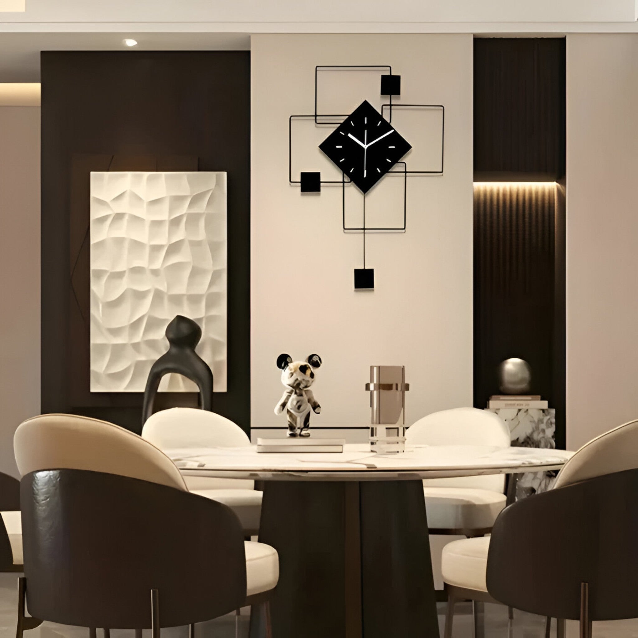Ash - Orologio da parete grande e di design - - P220 wall clock - Concept Palermo