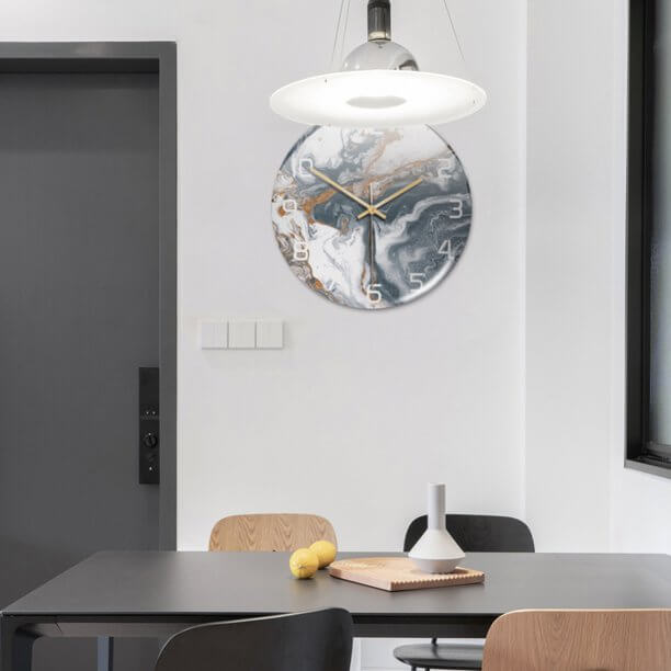 Orologio in marmo senza tempo - - clocks - Concept Palermo