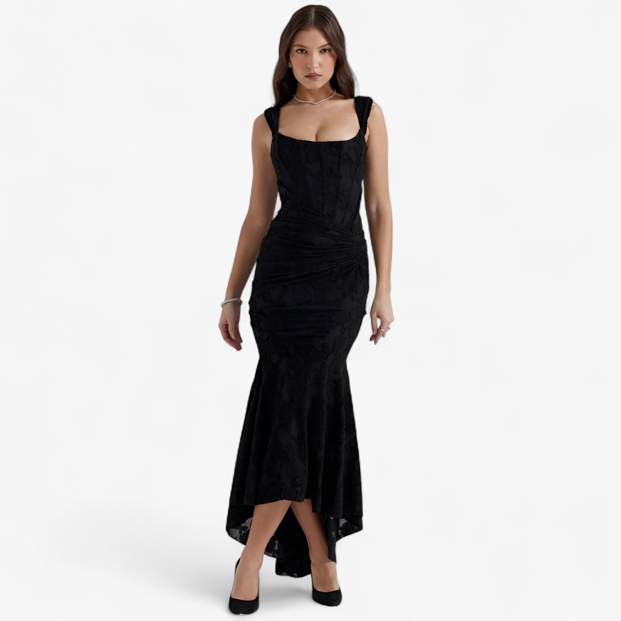 Clara | Abito midi aderente – Vestibilità elegante e valorizzante - - - Concept Palermo