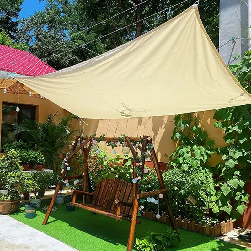 SailShade - Parasole impermeabile per esterni - Beige - Outdoor sunshade Sun protection Sunshade Waterproof sunshade - Concept Palermo