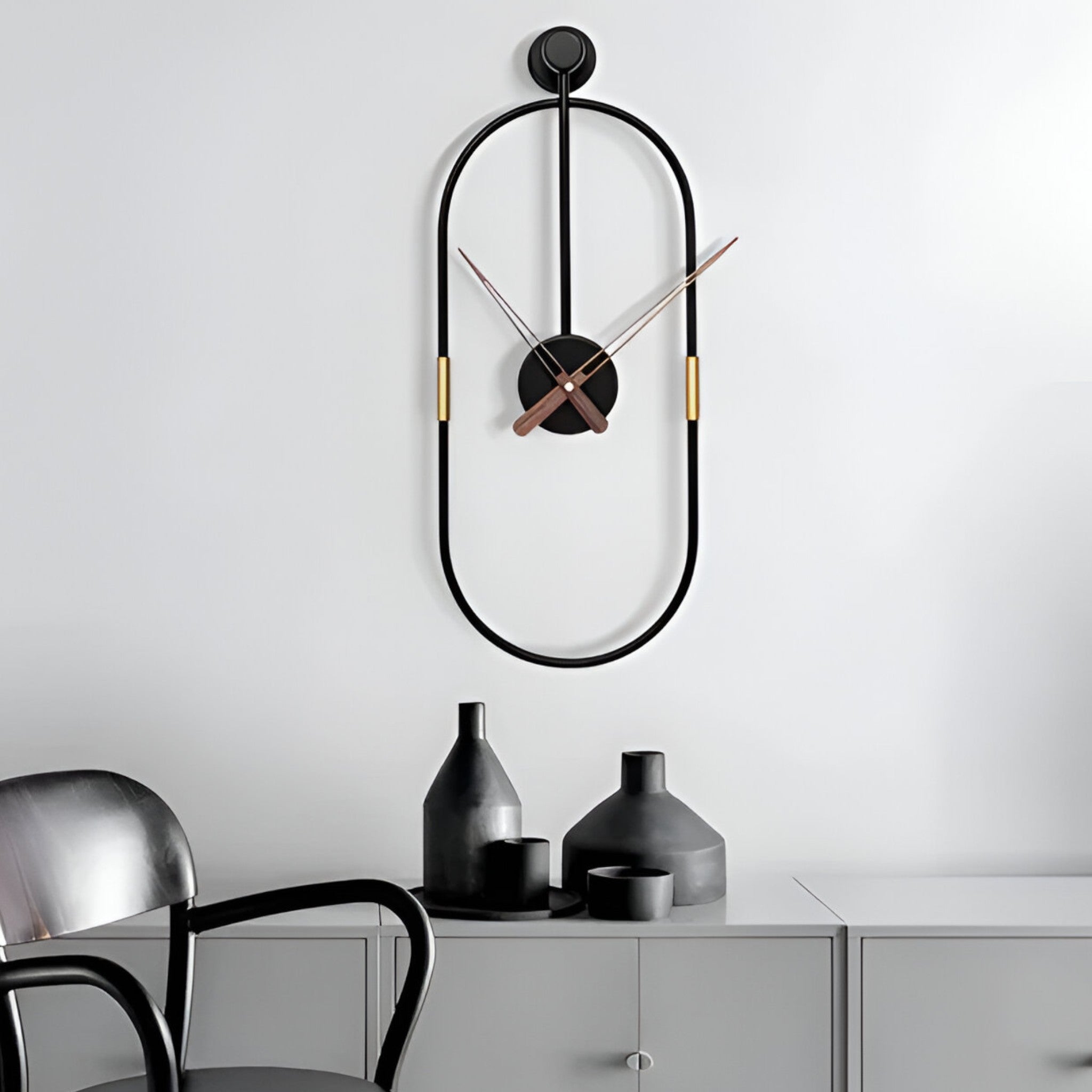 Xander | Orologio da parete grande minimalista per il soggiorno - - P257 wall clock - Concept Palermo