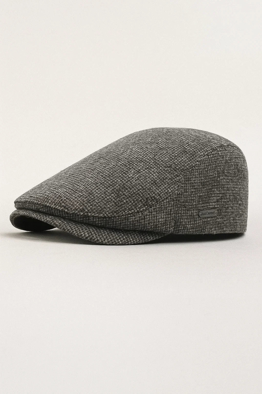 Milano | Cappello piatto classico in tessuto misto cotone beige - Grigio 56-61cm Regolabile - Featured Flat caps Sale - Concept Palermo