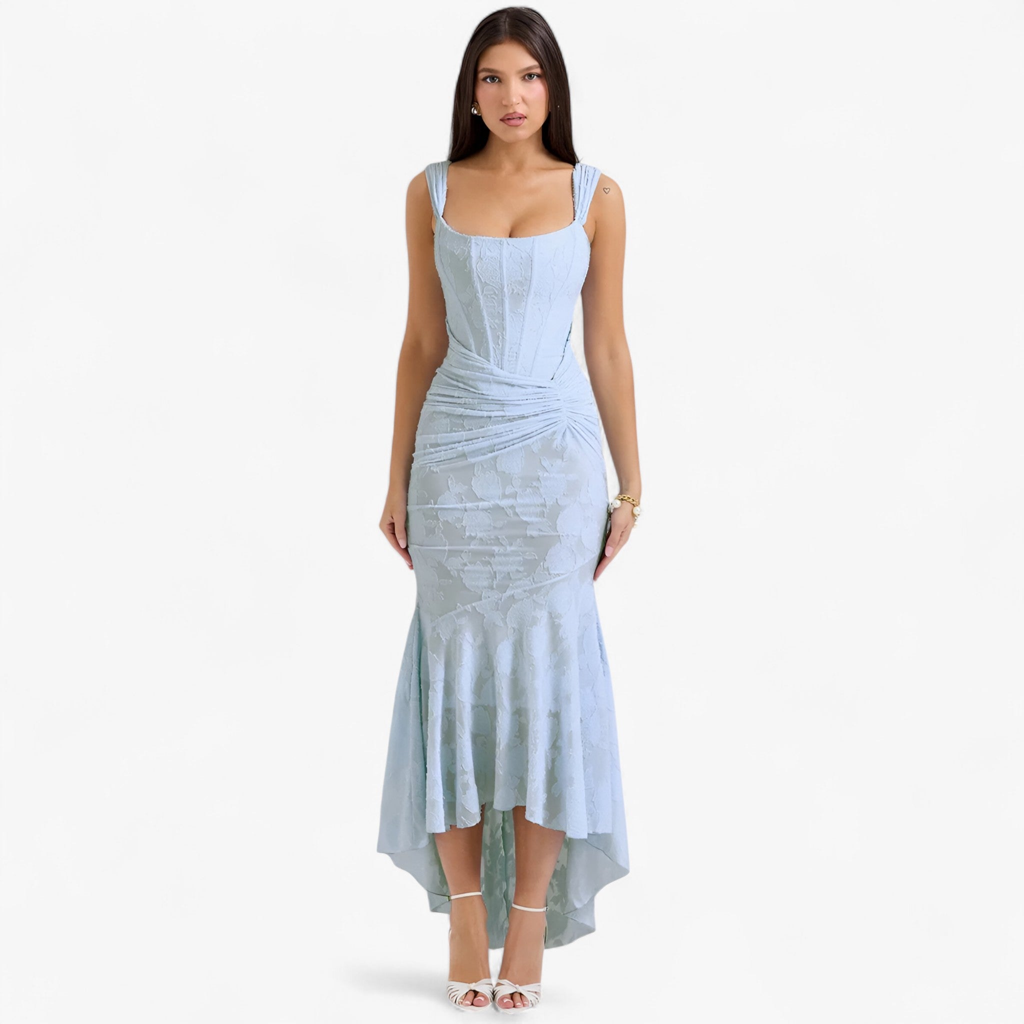 Clara | Abito midi aderente – Vestibilità elegante e valorizzante - - - Concept Palermo