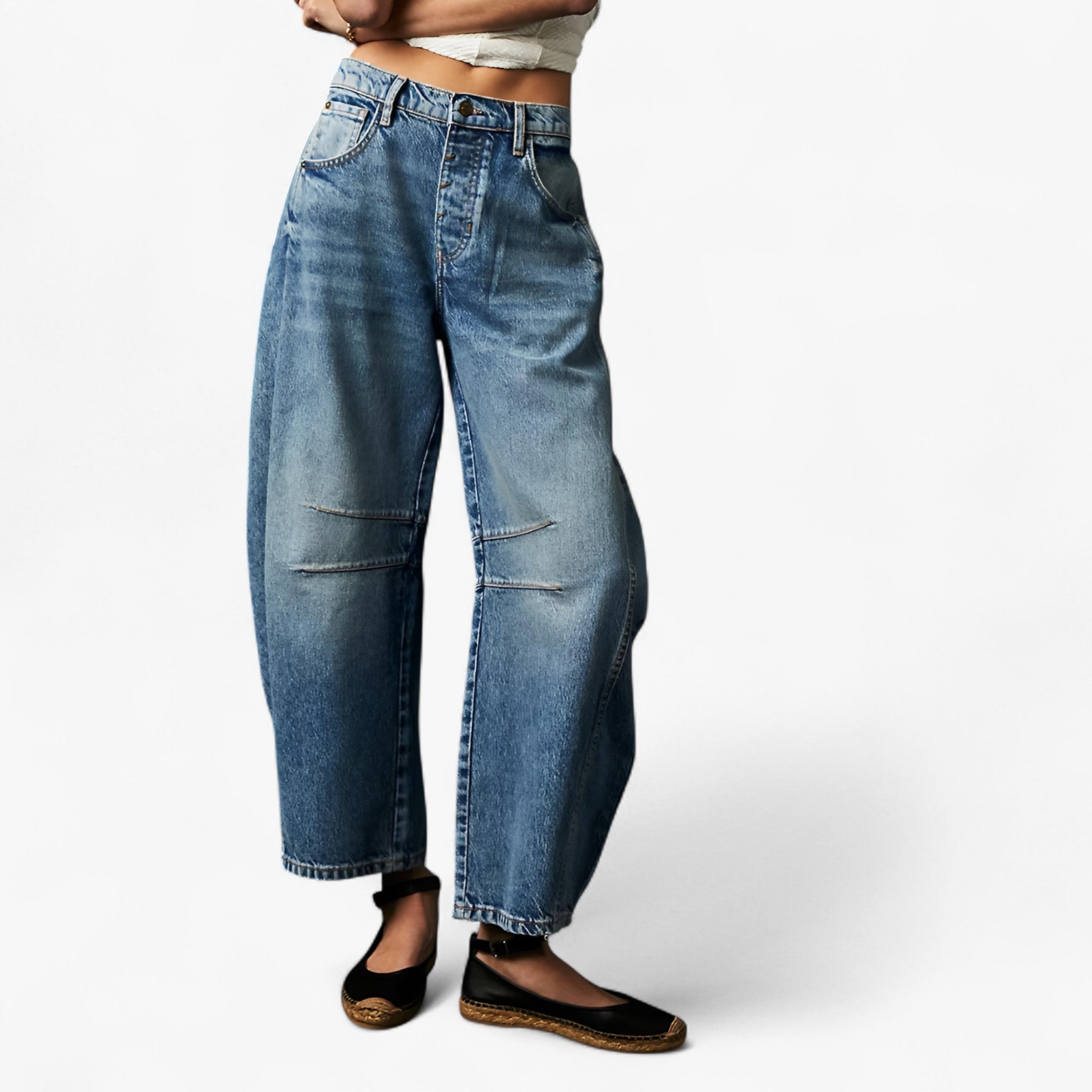 Salve | Jeans a Gamba Larga - Jeans scuri (presto esaurito) - Jean - Concept Palermo