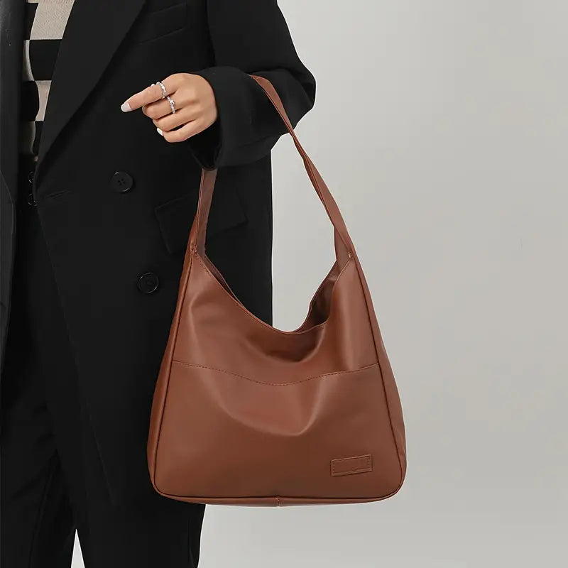 Borsa Hobo in pelle vegana Maya stilosa per donne attente alle tendenze - - Leather Bag - Concept Palermo