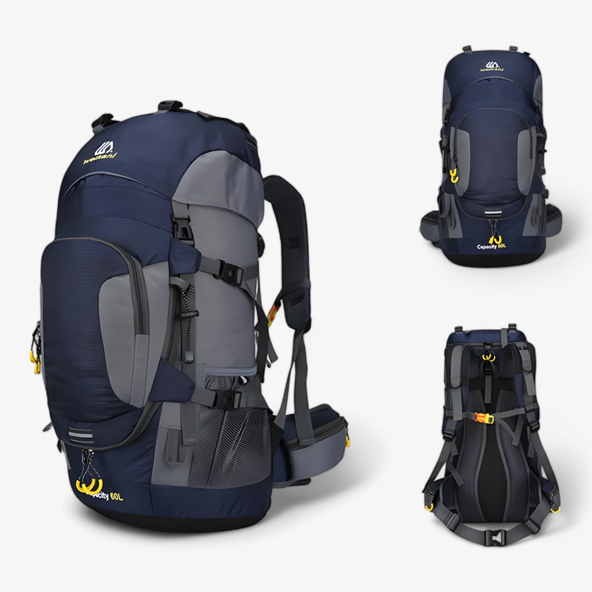 Johnny | Zaino Impermeabile TrekPro 60L - Blu scuro - Backpacks - Concept Palermo