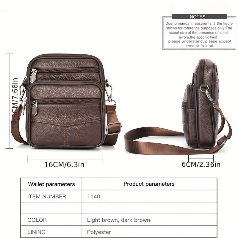Borsa a tracolla in pelle nuova per uomo - - bags for men Crossbody Bags Shoulder & Crossbody Bags - Concept Palermo