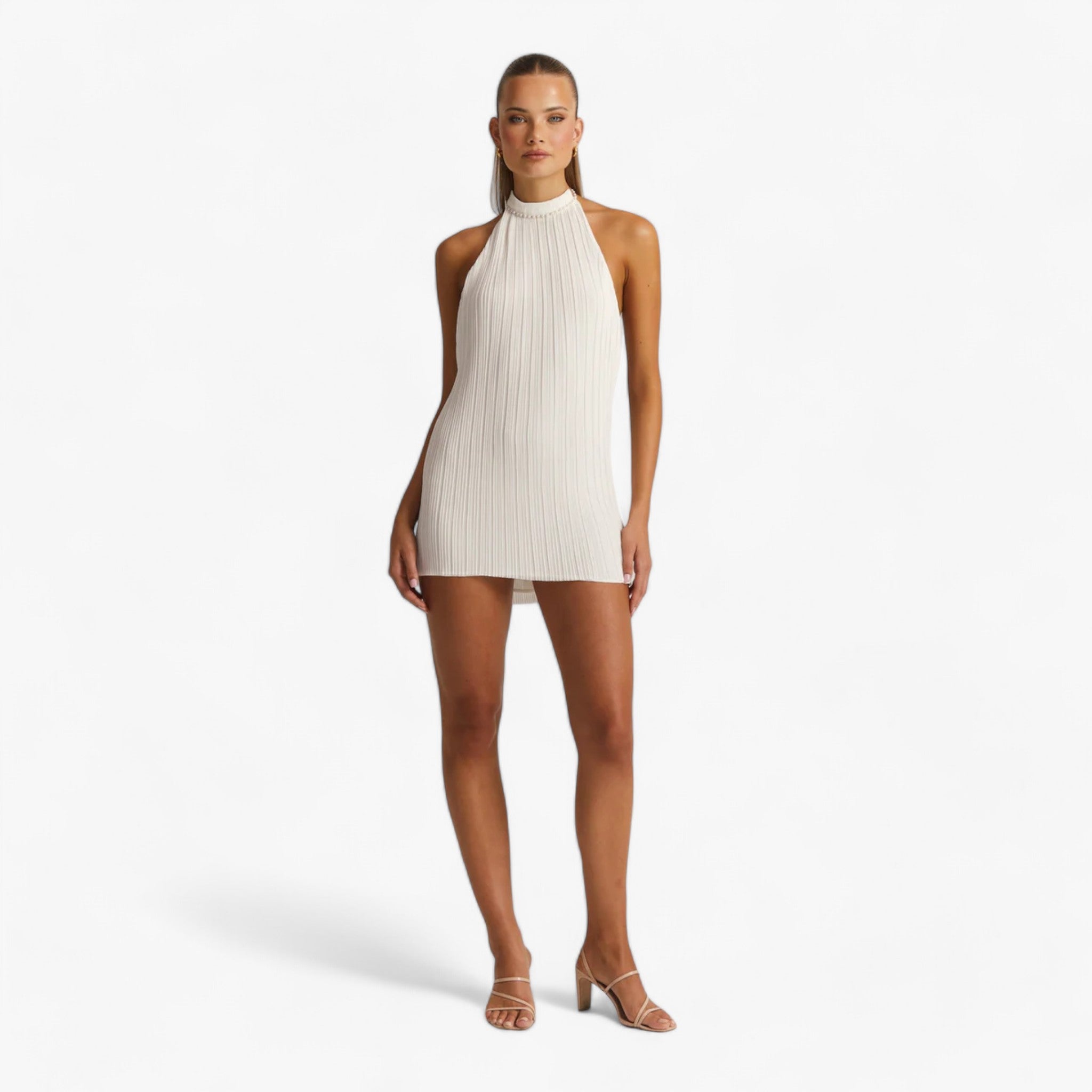 Alexa | Abito Bianco Splendente - Eleganza per Ogni Occasione - - Clothes Clothing Dresses Mini Dresses New May - Concept Palermo