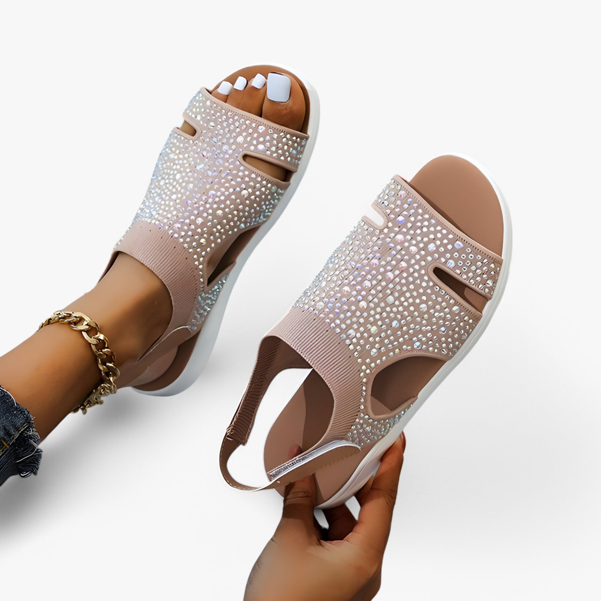 Isabelle | Sandali ortopedici da donna - Perfetti per il comfort quotidiano e il supporto ergonomico - Marrone - sandals women sandals - Concept Palermo