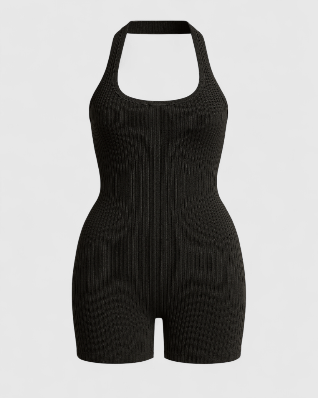 Zoe | Tuta Aderente Sportiva Senza Maniche a Costine - Nero - 12/28/2024 Summer/Jumpsuit - Concept Palermo