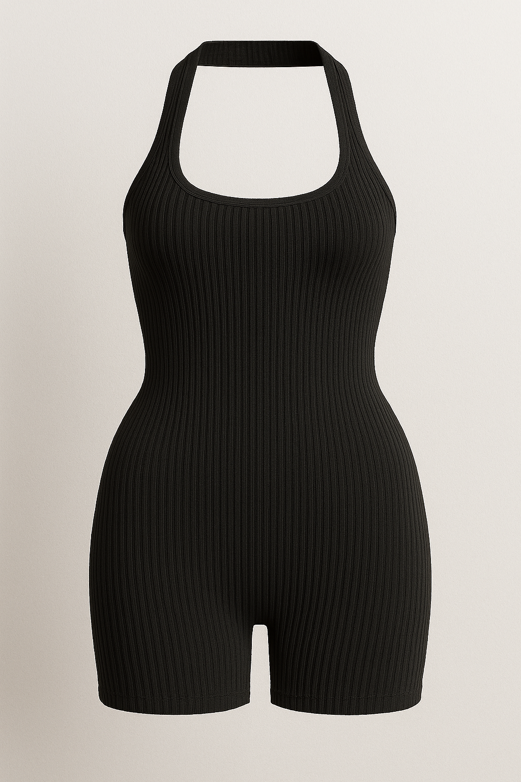 Zoe | Tuta Aderente Sportiva Senza Maniche a Costine - Nero - 12/28/2024 Summer/Jumpsuit - Concept Palermo