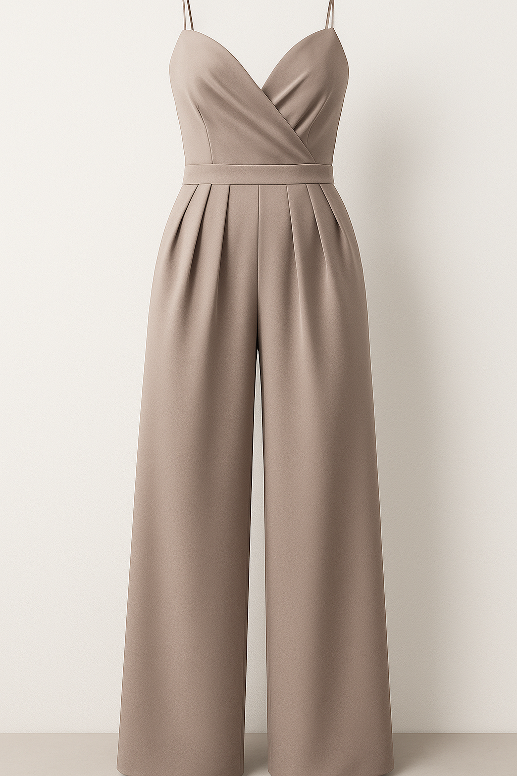 Lillian | Tuta Elegante con Spalline Sottili e Pantaloni a Palazzo - Apricot - 12/28/2024 Summer/Jumpsuit - Concept Palermo