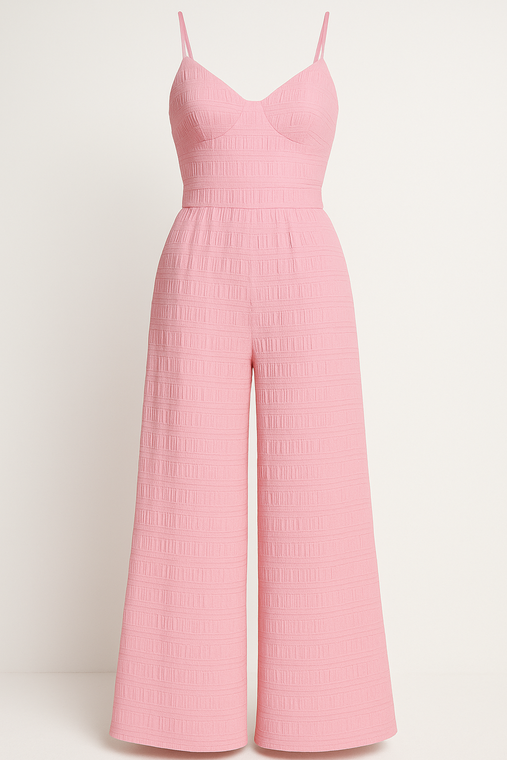 Julie | Tuta estiva con spalline sottili e nodo sulla schiena - Rosa - female dress Maxi Dresses soft fabric dress summer dress trendy dress women's dress - Concept Palermo