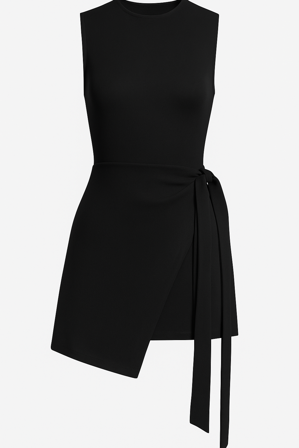 Jade | Abito Sportivo con Gonna Avvolgente – Eleganza Atletica - Nero - Casual/Sporty tuta sportiva uomo - Concept Palermo